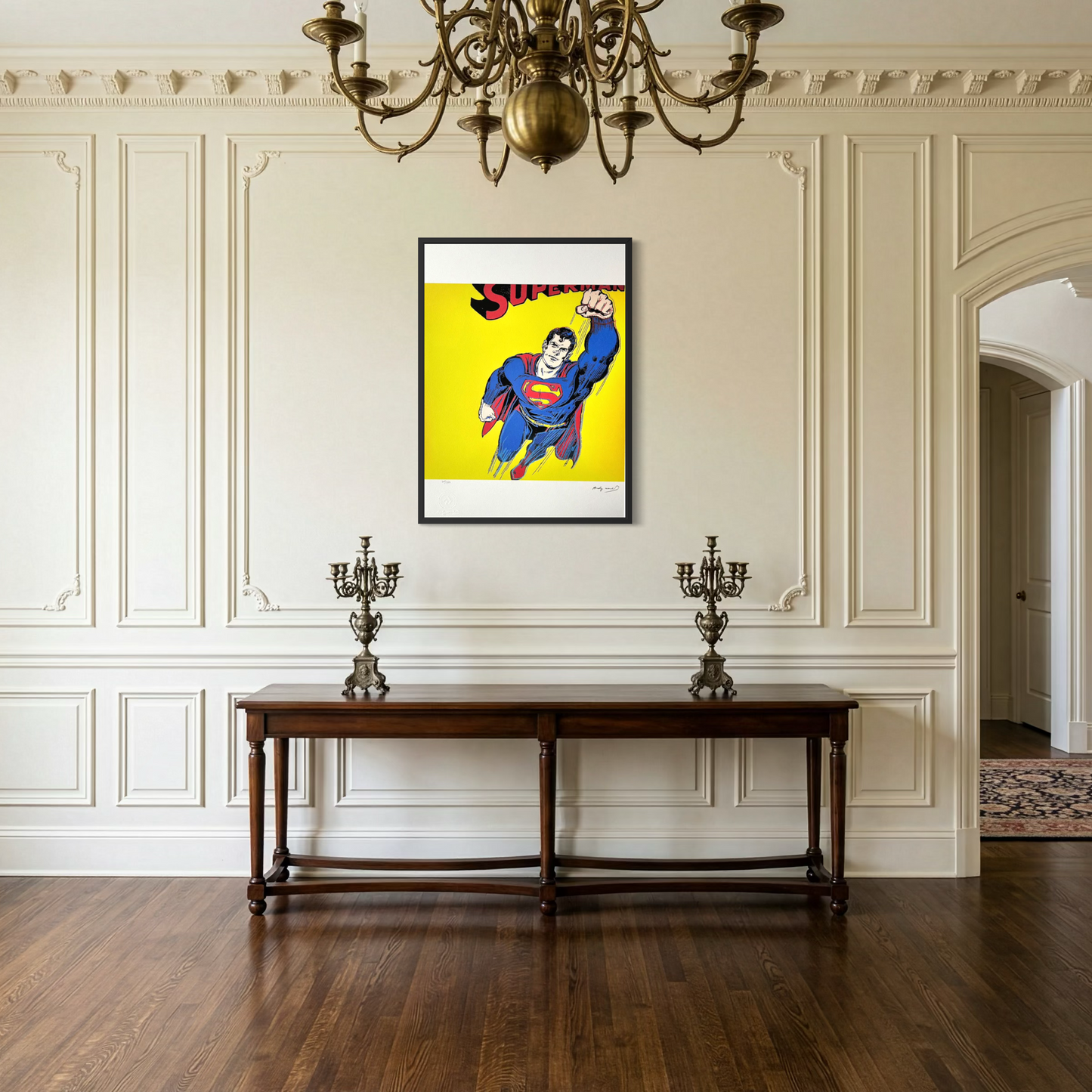 Andy Warhol Superman (Yellow) Lithograph Arches 300gsm 42x59 cm