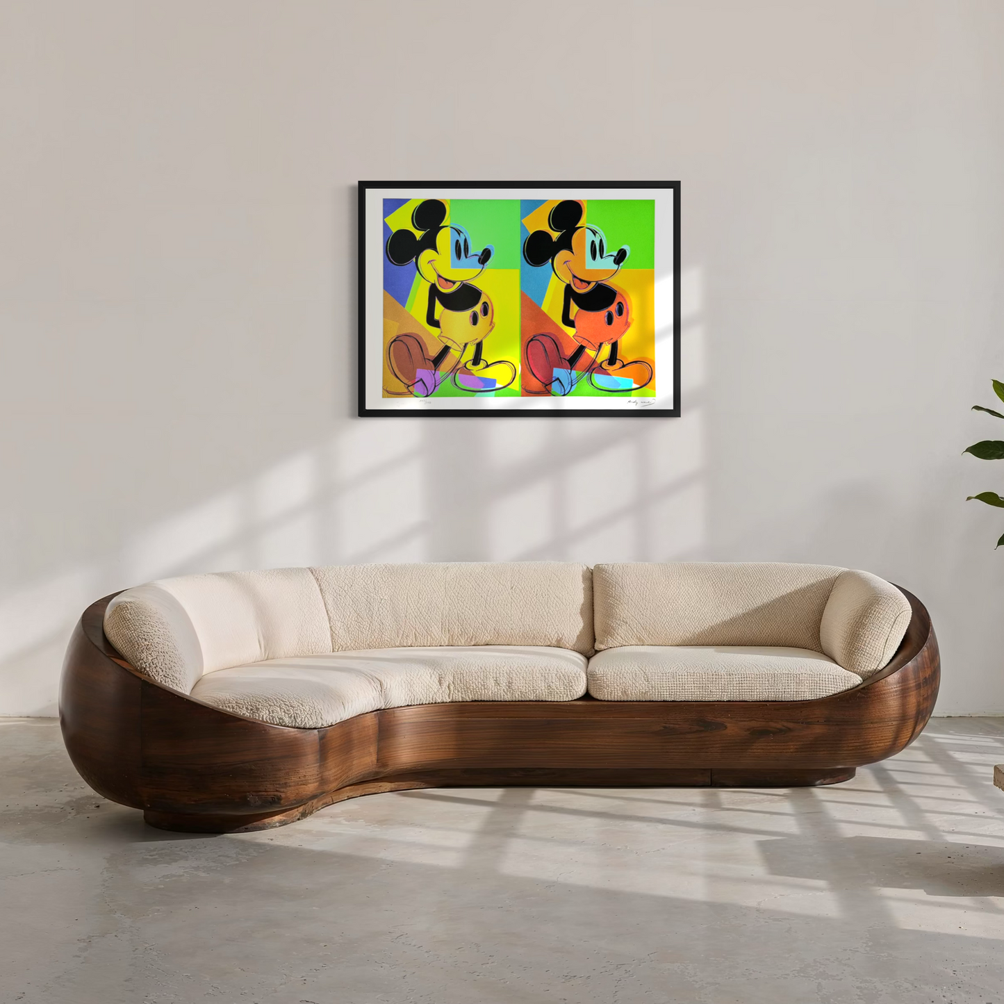 Andy Warhol Double Mickey multi-coloured Lithograph Arches 300gsm 42x59 cm