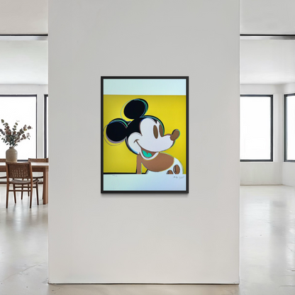 Andy Warhol Mickey Mouse (Yellow) Lithograph Arches 300gsm 42x59 cm