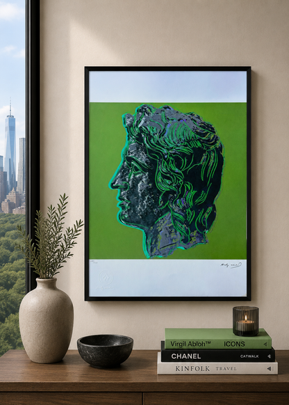 Andy Warhol Alexander the Great (Green) Lithograph Arches 300gsm 42x59 cm