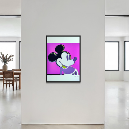 Andy Warhol – 'Mickey Mouse (Purple, Myths)' – Limited and numbered edition