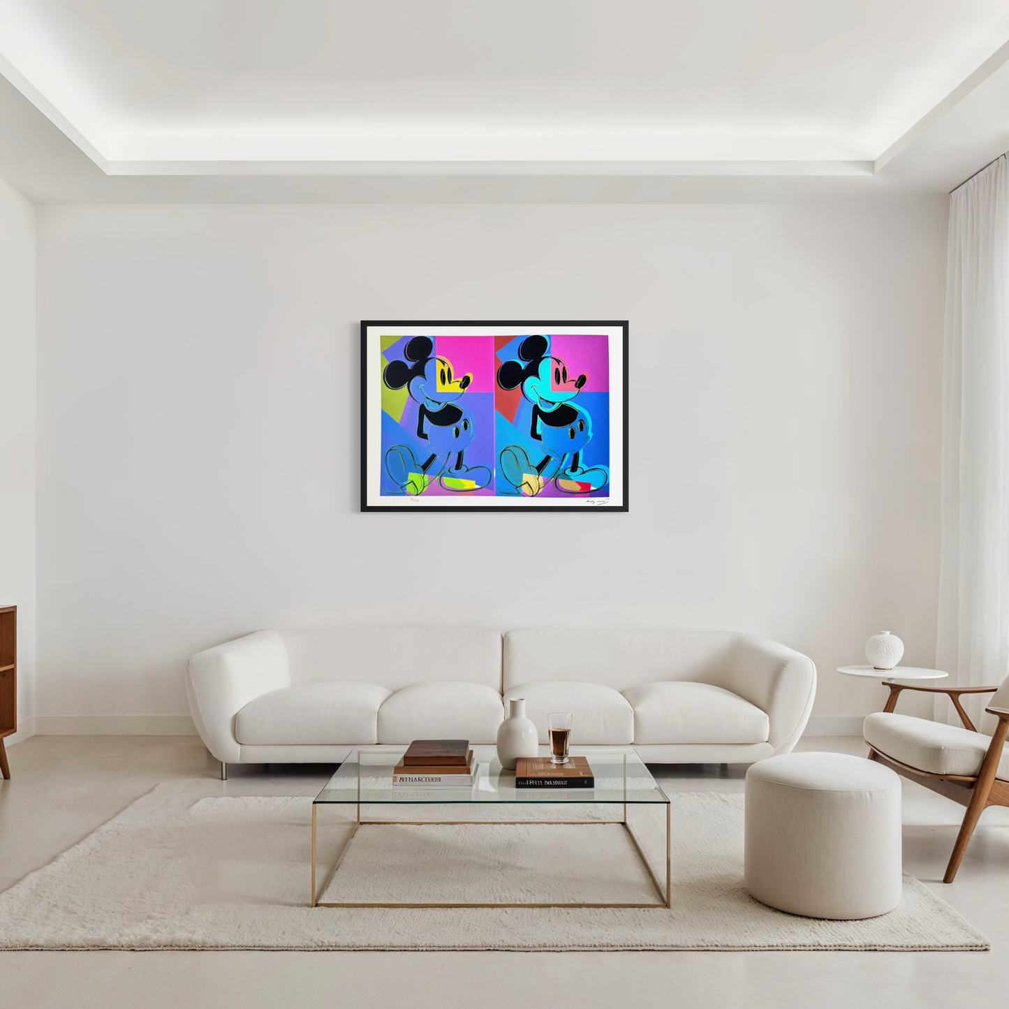 Andy Warhol Double Mickey multi-coloured Lithograph Arches 300gsm 42x59 cm