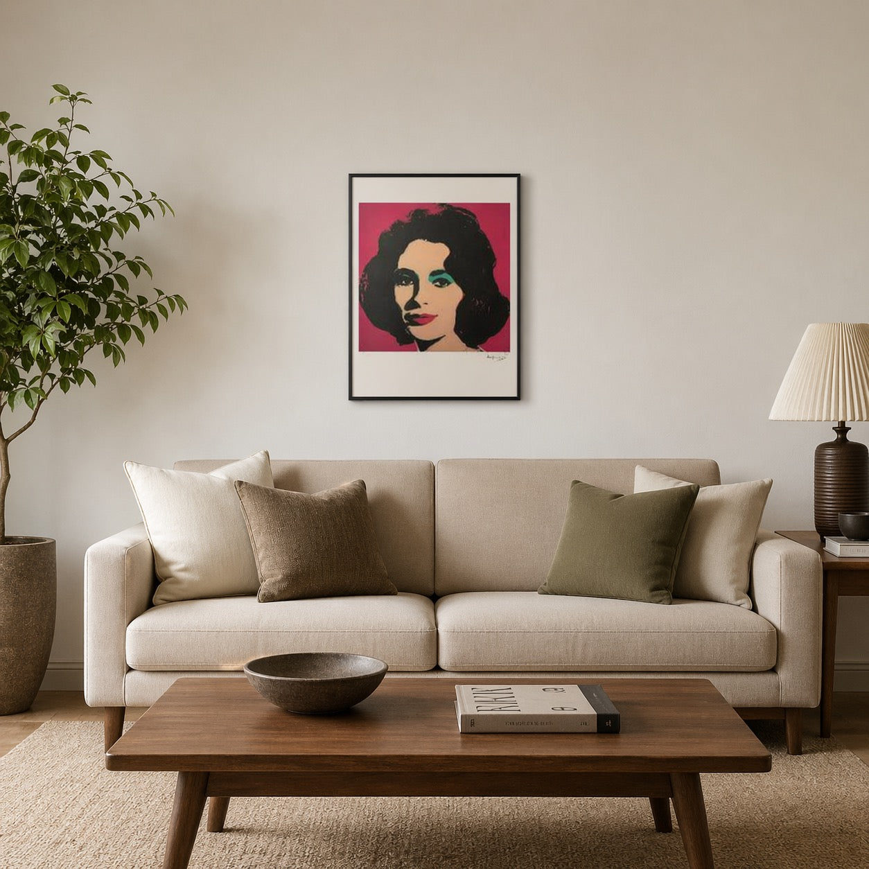 Andy Warhol Liz Taylor Lithograph Arches 300gsm 42x59 cm