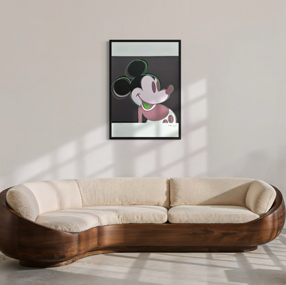 Andy Warhol Mickey Mouse (Salmon) Lithograph Arches 300gsm 42x59 cm