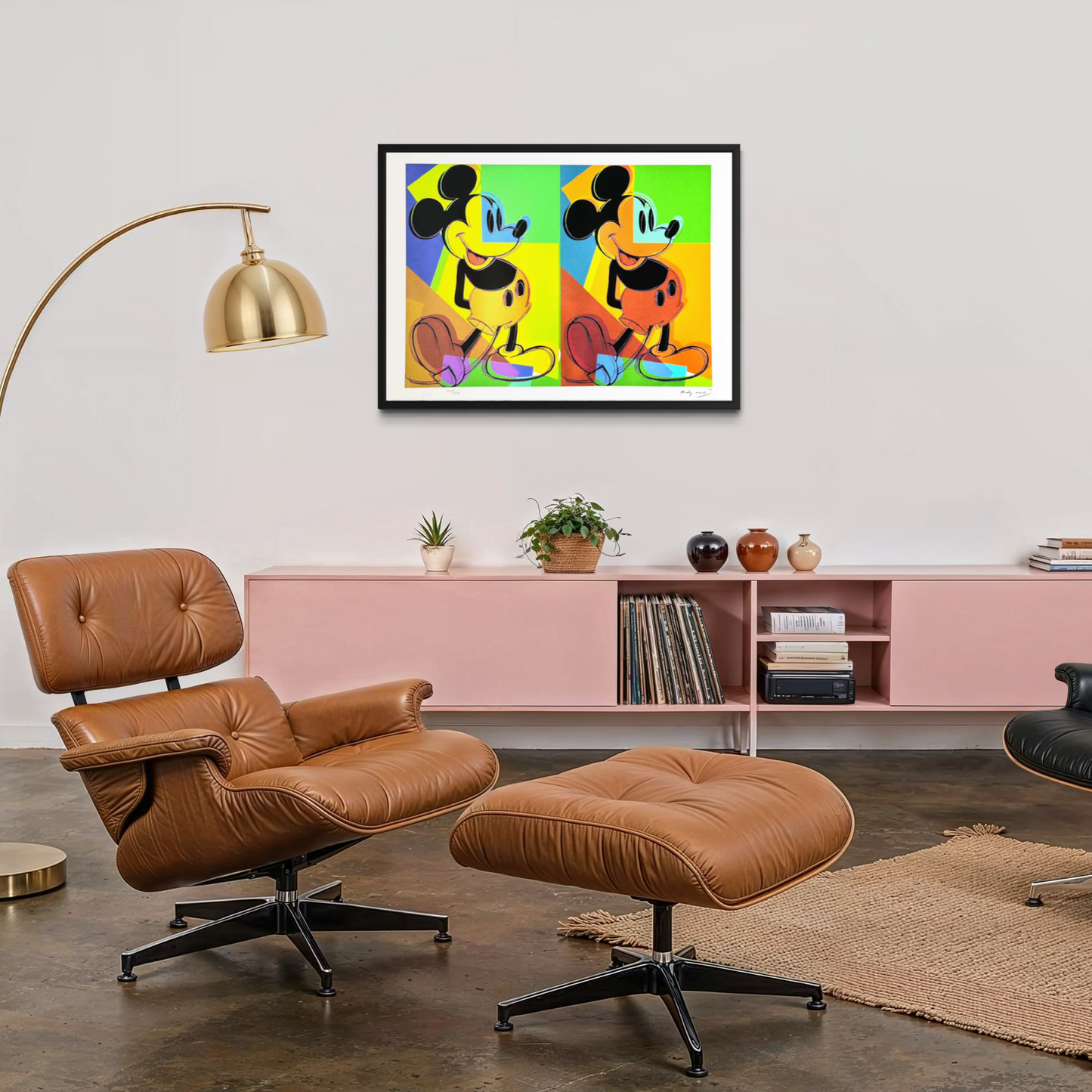 Andy Warhol Double Mickey multi-coloured Lithograph Arches 300gsm 42x59 cm