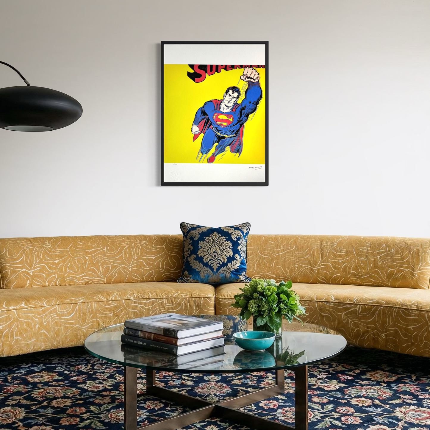 Andy Warhol Superman (Yellow) Lithograph Arches 300gsm 42x59 cm