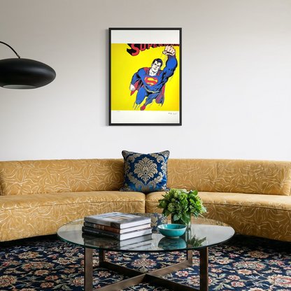 Andy Warhol Superman (Yellow) Lithograph Arches 300gsm 42x59 cm