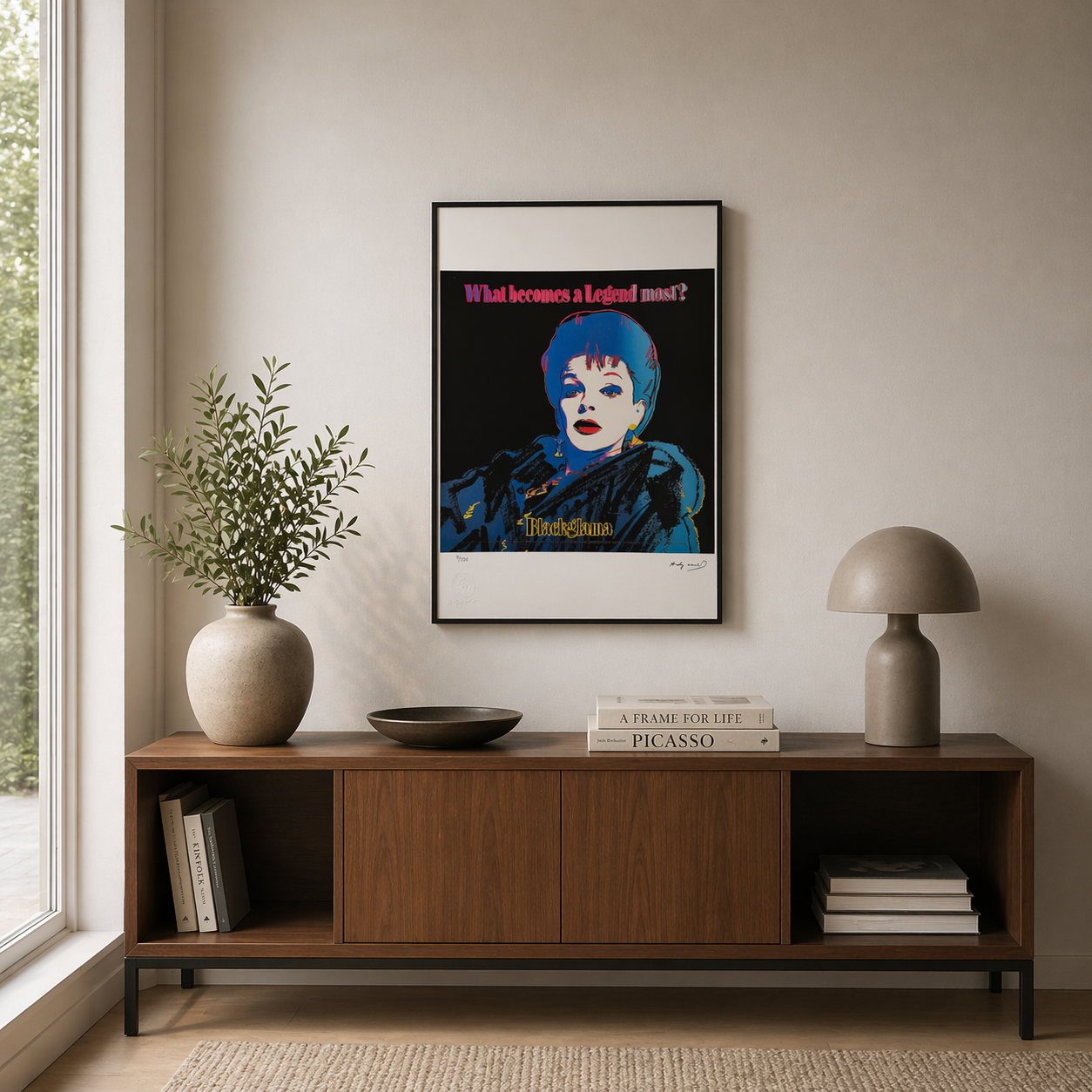 Andy Warhol Blackglama Lithograph Arches 300gsm 42x59 cm