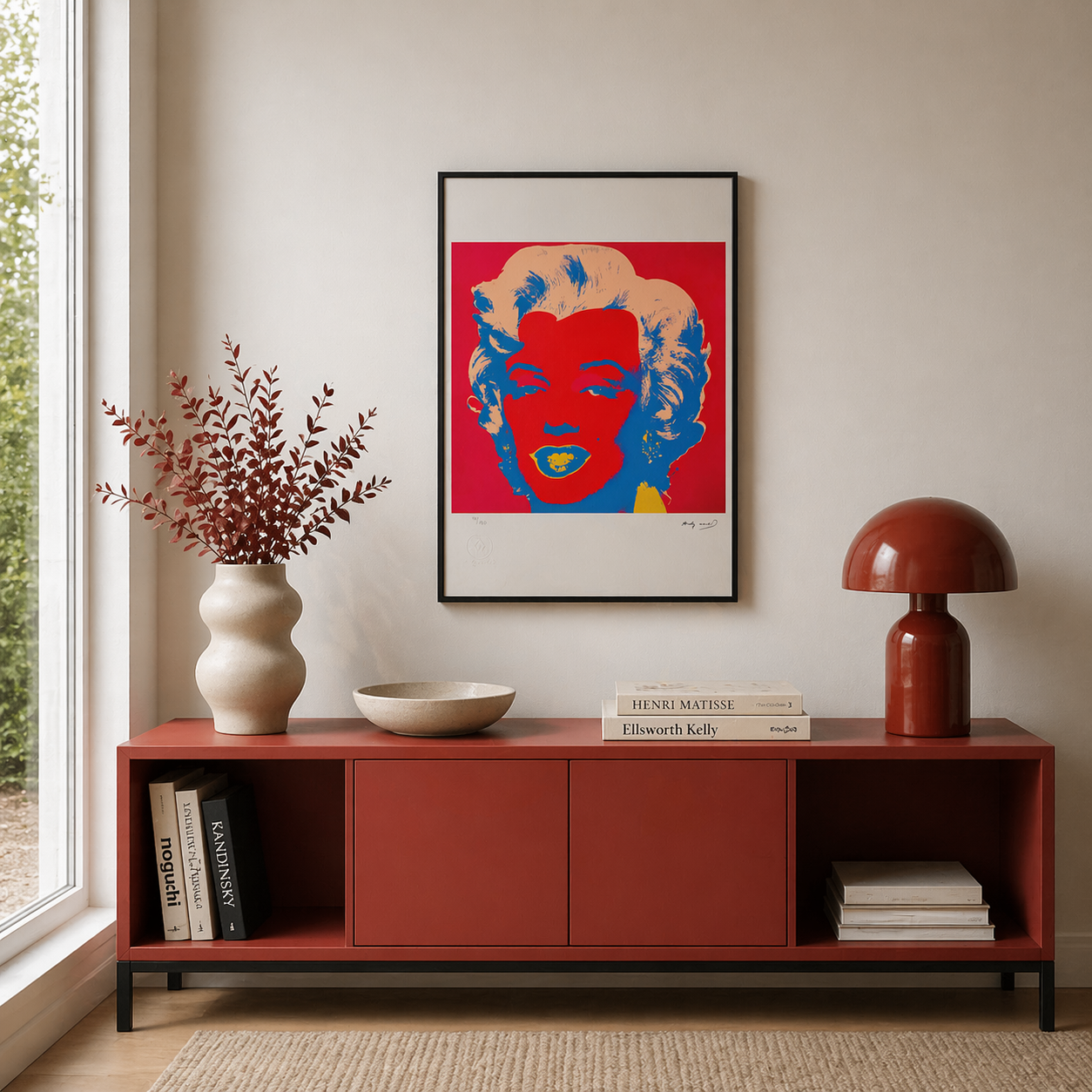 Andy Warhol Marilyn Monroe (Red & Blue) Lithograph Arches 300gsm 42x59 cm