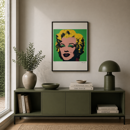Andy Warhol Marilyn Monroe (Green & Yellow) Lithograph Arches 300gsm 42x59 cm