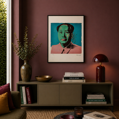 Andy Warhol Mao (Turquoise & Green) Lithograph Arches 300gsm 42x59 cm