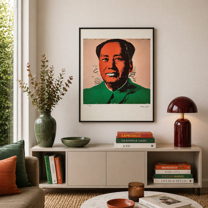 Andy Warhol Mao (Green & Red) Lithograph Arches 300gsm 42x59 cm