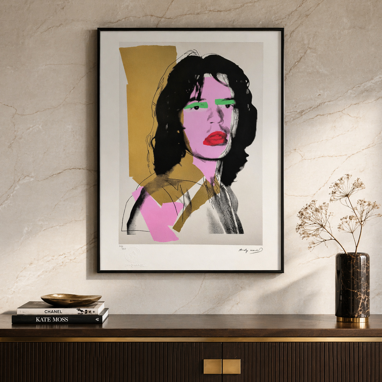 Andy Warhol Mick Jagger (FS II.143, 1975) Lithograph Arches 300gsm 42x59 cm
