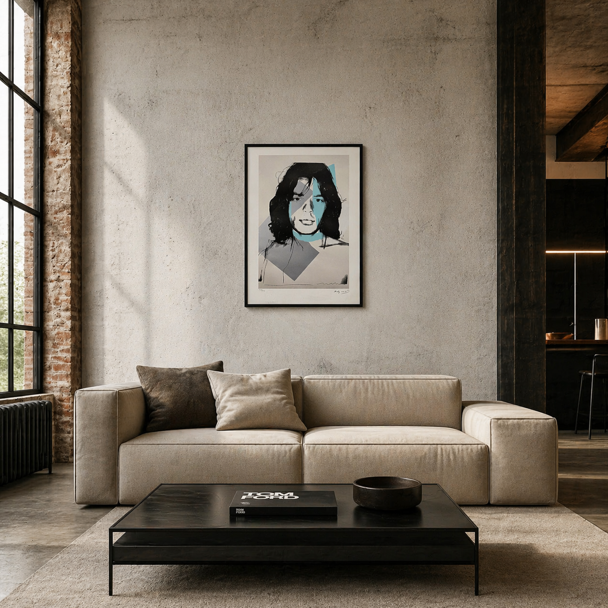 Andy Warhol Mick Jagger (FS II.138, 1975) Lithograph Arches 300gsm 42x59 cm