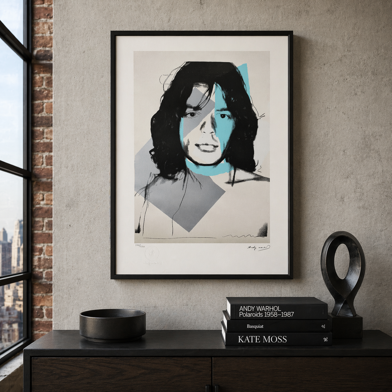 Andy Warhol Mick Jagger (FS II.138, 1975) Lithograph Arches 300gsm 42x59 cm
