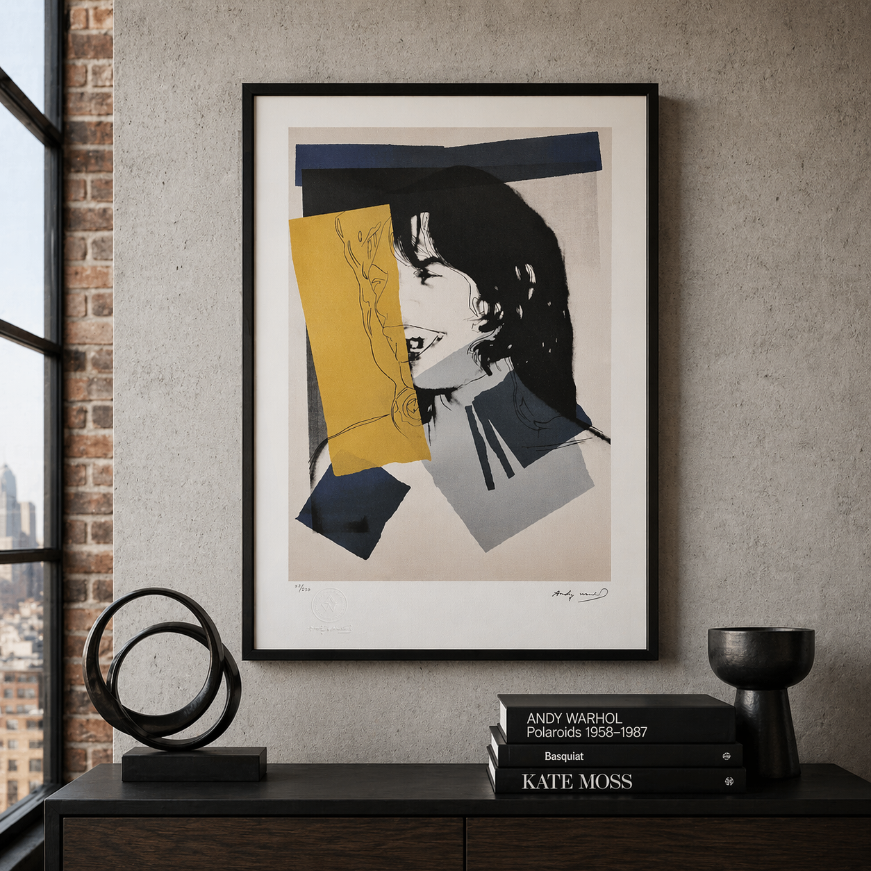 Andy Warhol Mick Jagger (FS II.142, 1975) Lithograph Arches 300gsm 42x59 cm