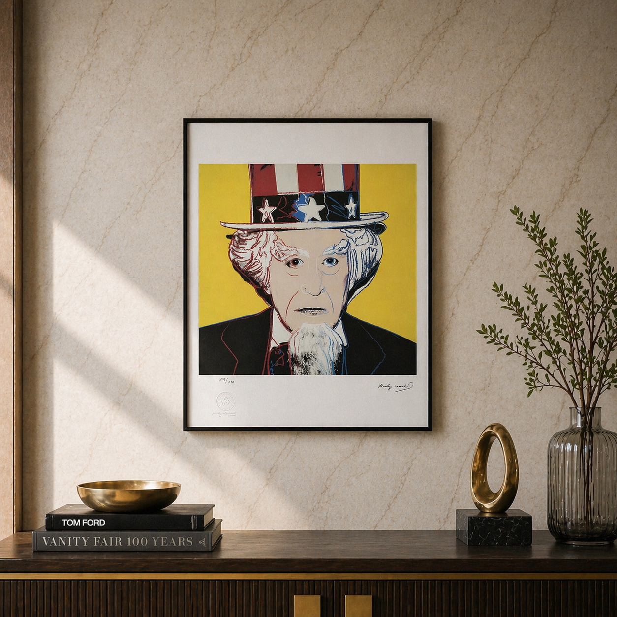 Andy Warhol Uncle Sam Lithograph Arches 300gsm 42x59 cm