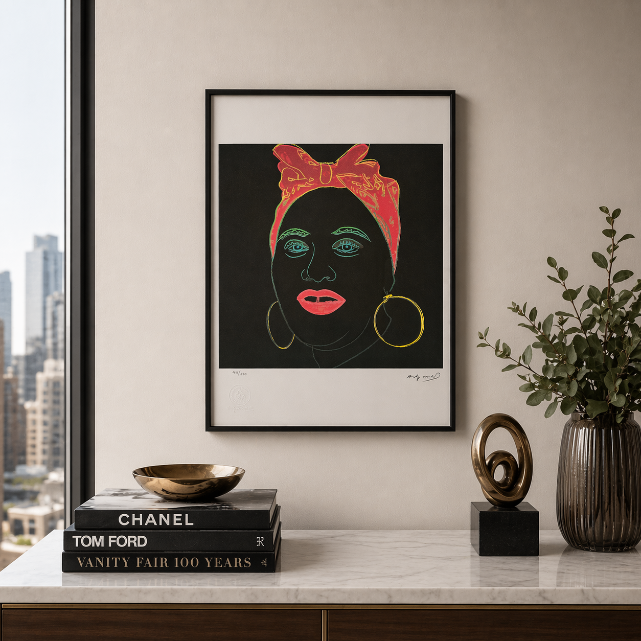 Andy Warhol Black Woman Lithograph Arches 300gsm 42x59 cm