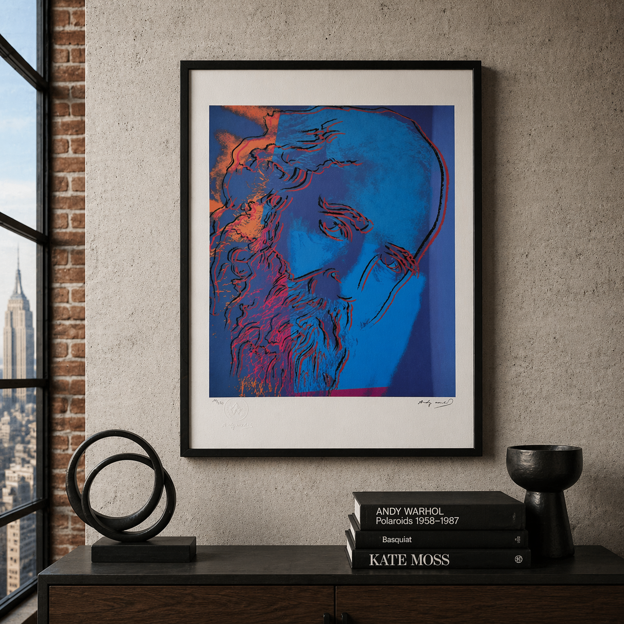 Andy Warhol Martin Buber Lithograph Arches 300gsm 42x59 cm