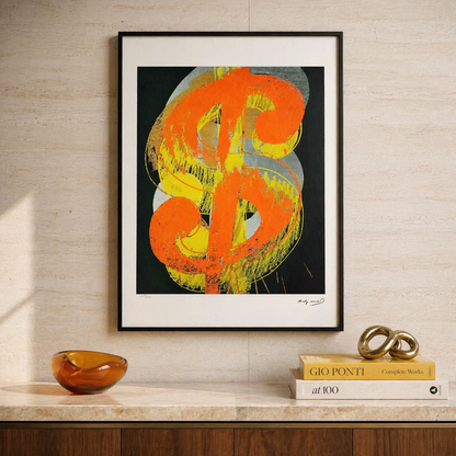 Andy Warhol Dollar (Black) Lithograph Arches 300gsm 42x59 cm
