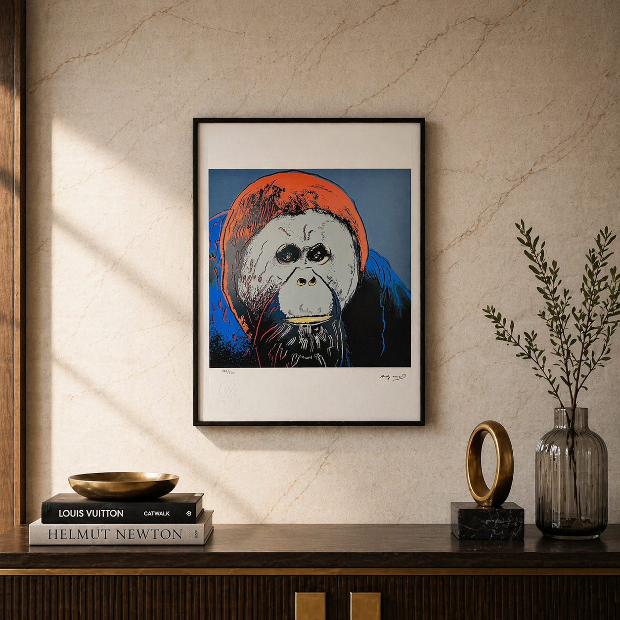 Andy Warhol Orangutan (Animals) Lithograph Arches 300gsm 42x59 cm