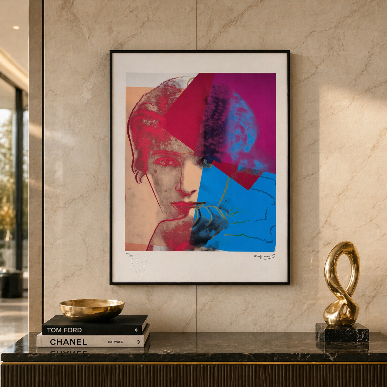 Andy Warhol Sarah Bernhardt Lithograph Arches 300gsm 42x59 cm