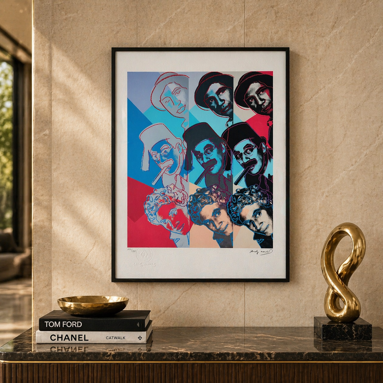 Andy Warhol The Marx Brothers Lithograph Arches 300gsm 42x59 cm