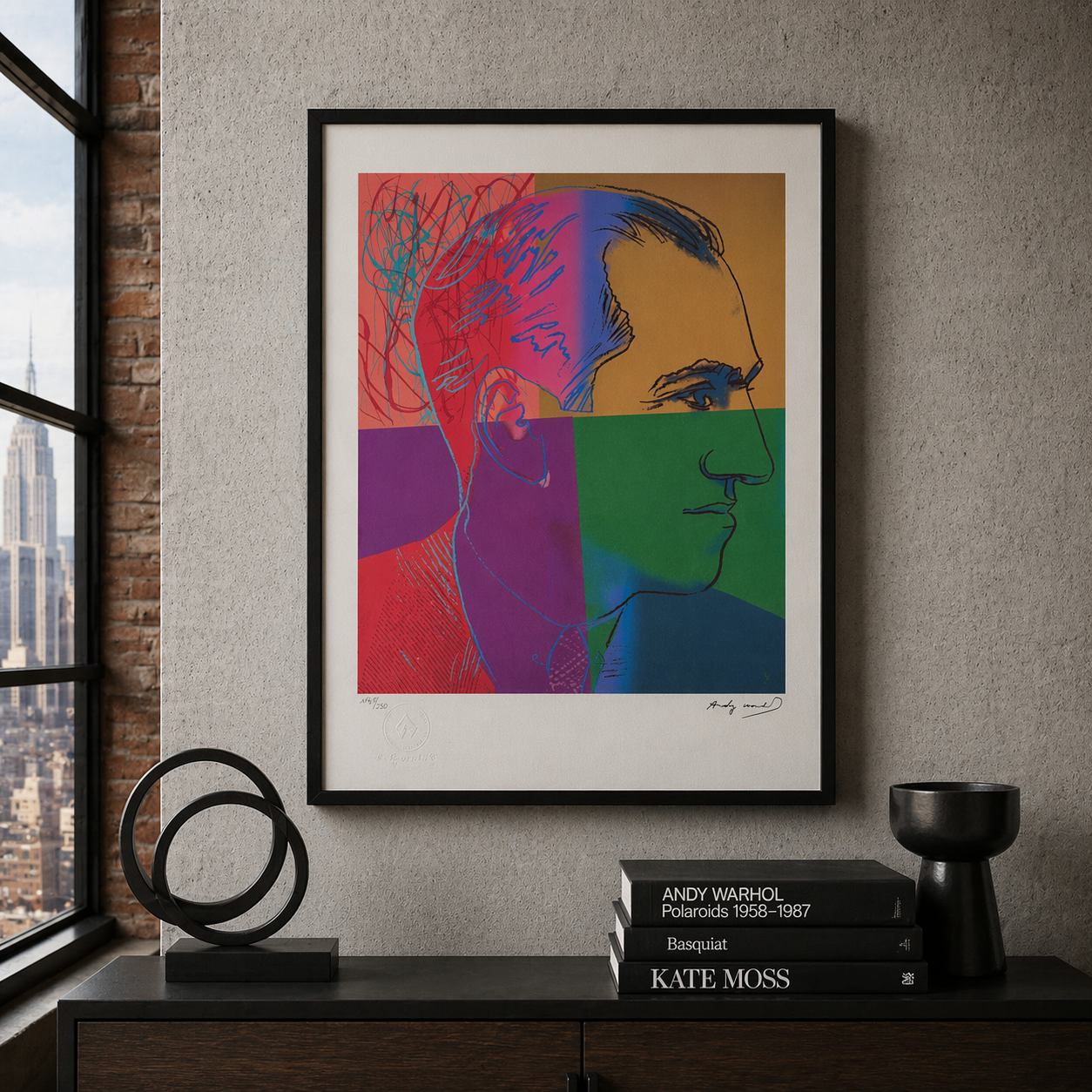 Andy Warhol Gershwin Lithograph Arches 300gsm 42x59 cm