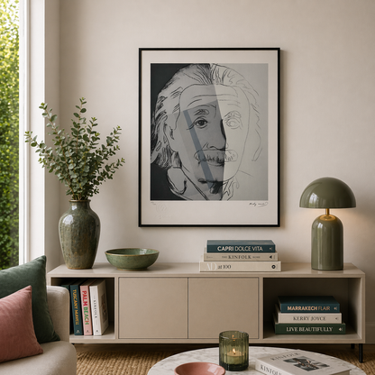 Andy Warhol Albert Einstein Lithograph Arches 300gsm 42x59 cm