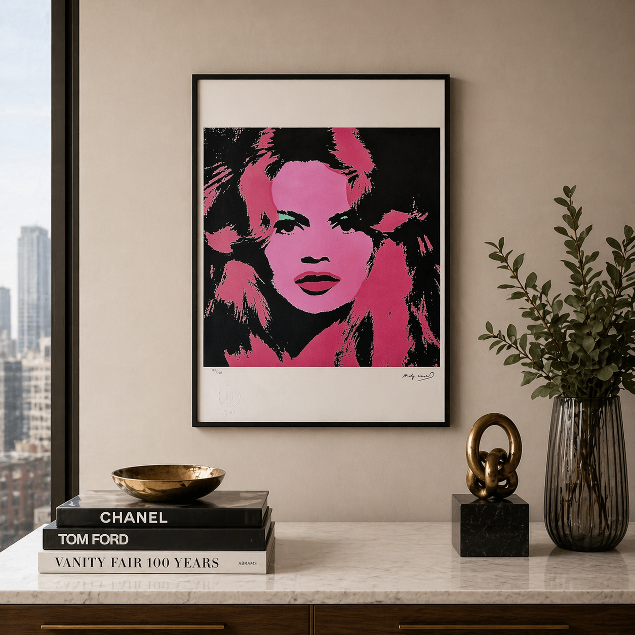 Andy Warhol Brigitte Bardot (Rose) Lithograph Arches 300gsm 42x59 cm