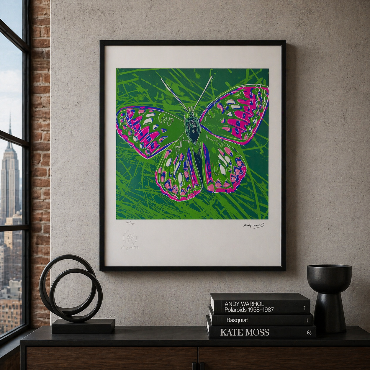 Andy Warhol Butterfly (Animals) Lithograph Arches 300gsm 42x59 cm