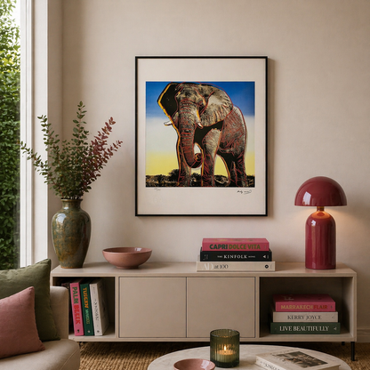 Andy Warhol Elephant (Animals) Lithograph Arches 300gsm 42x59 cm