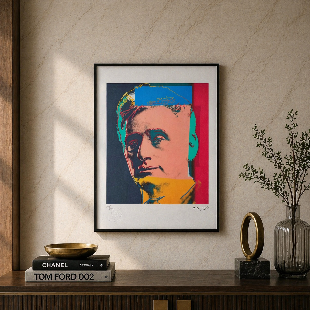 Andy Warhol Louis Brandeis Lithograph Arches 300gsm 42x59 cm