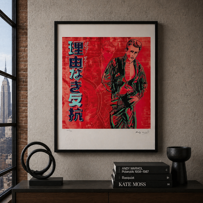 Andy Warhol James Dean Lithograph Arches 300gsm 42x59 cm