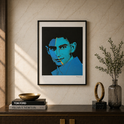 Andy Warhol Franz Kafka Lithograph Arches 300gsm 42x59 cm