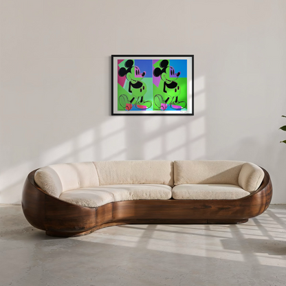 Andy Warhol Double Mickey multi-coloured Lithograph Arches 300gsm 42x59 cm