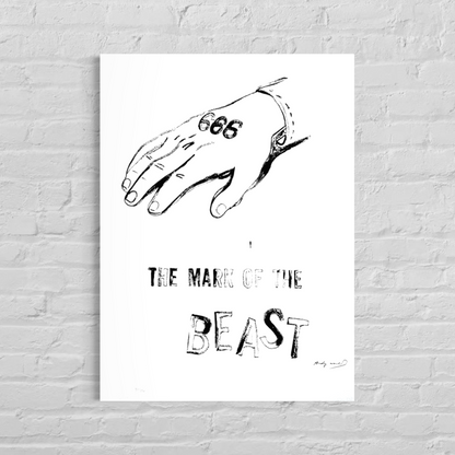 Andy Warhol The Magic of the Beast Lithograph Arches 300gsm 42x59 cm