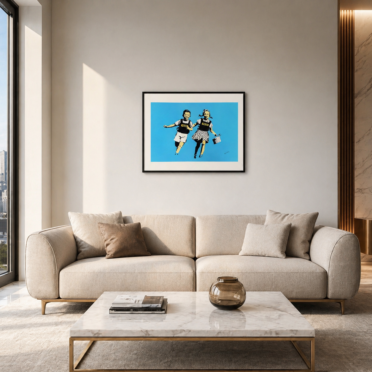 Banksy Police Kids Lithograph Arches 300gsm 42x59 cm