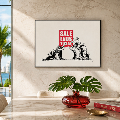 Banksy Sale Ends Today Lithograph Arches 300gsm 42x59 cm