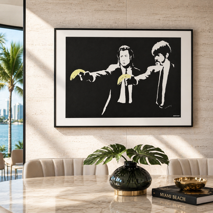 Banksy Pulp Fiction Lithograph Arches 300gsm 42x59 cm