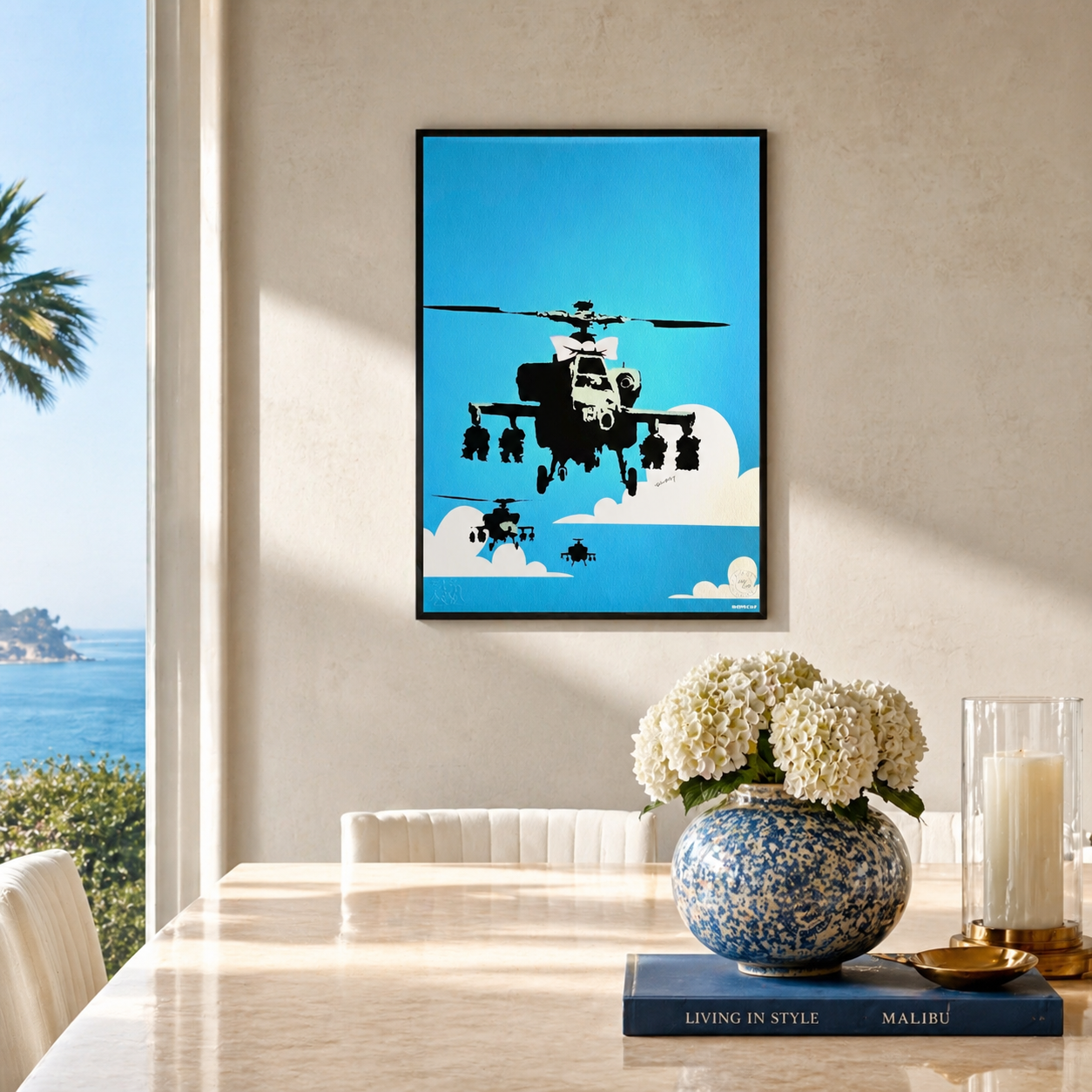BANKSY Happy Chopper Lithograph Arches 300gsm 42x59 cm