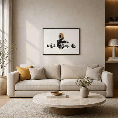 Banksy Donut Lithograph Arches 300gsm 42x59 cm