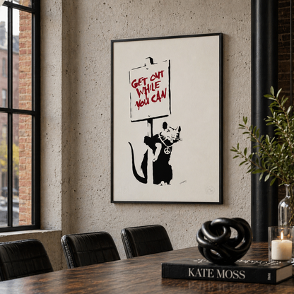 Banksy Get Out While You Can Lithograph Arches 300gsm 42x59 cm