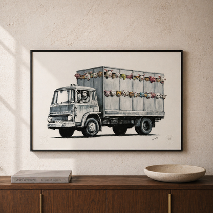 Banksy Sirens of the Lambs Lithograph Arches 300gsm 42x59 cm
