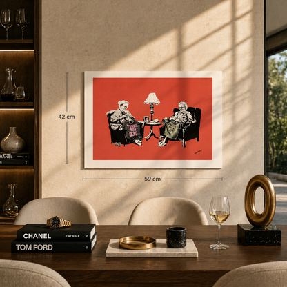 Banksy Grannies Lithograph Arches 300gsm 42x59 cm