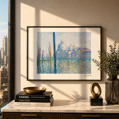 Claude Monet The Grand Canal in Venice Lithograph Arches 300gsm 42x59 cm