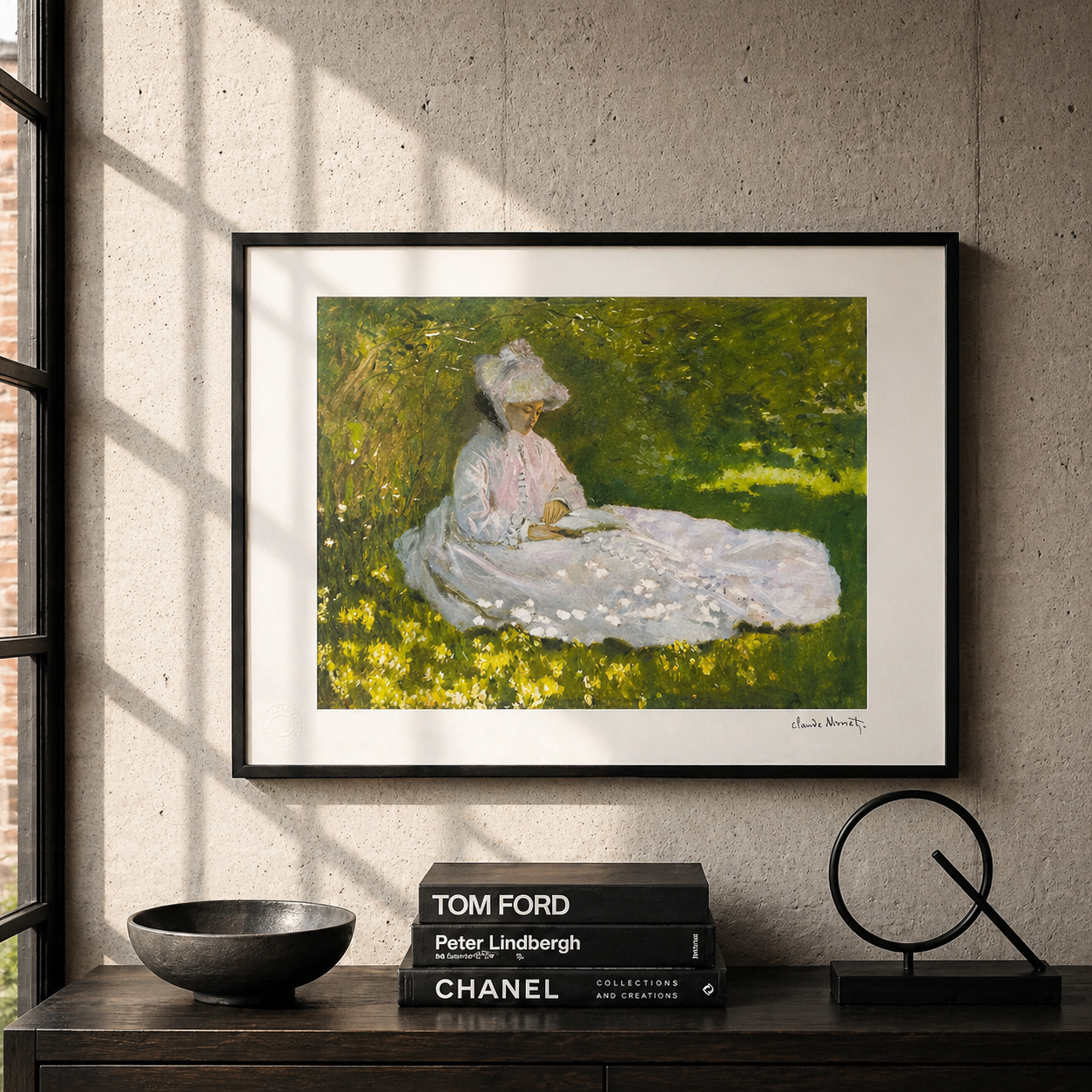 Claude Monet Time of Spring Lithograph Arches 300gsm 42x59 cm
