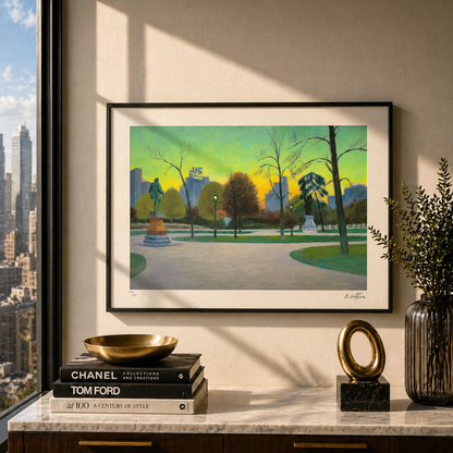 Edward Hopper Shakespeare at Dusk Lithograph Arches 300gsm 42x59 cm