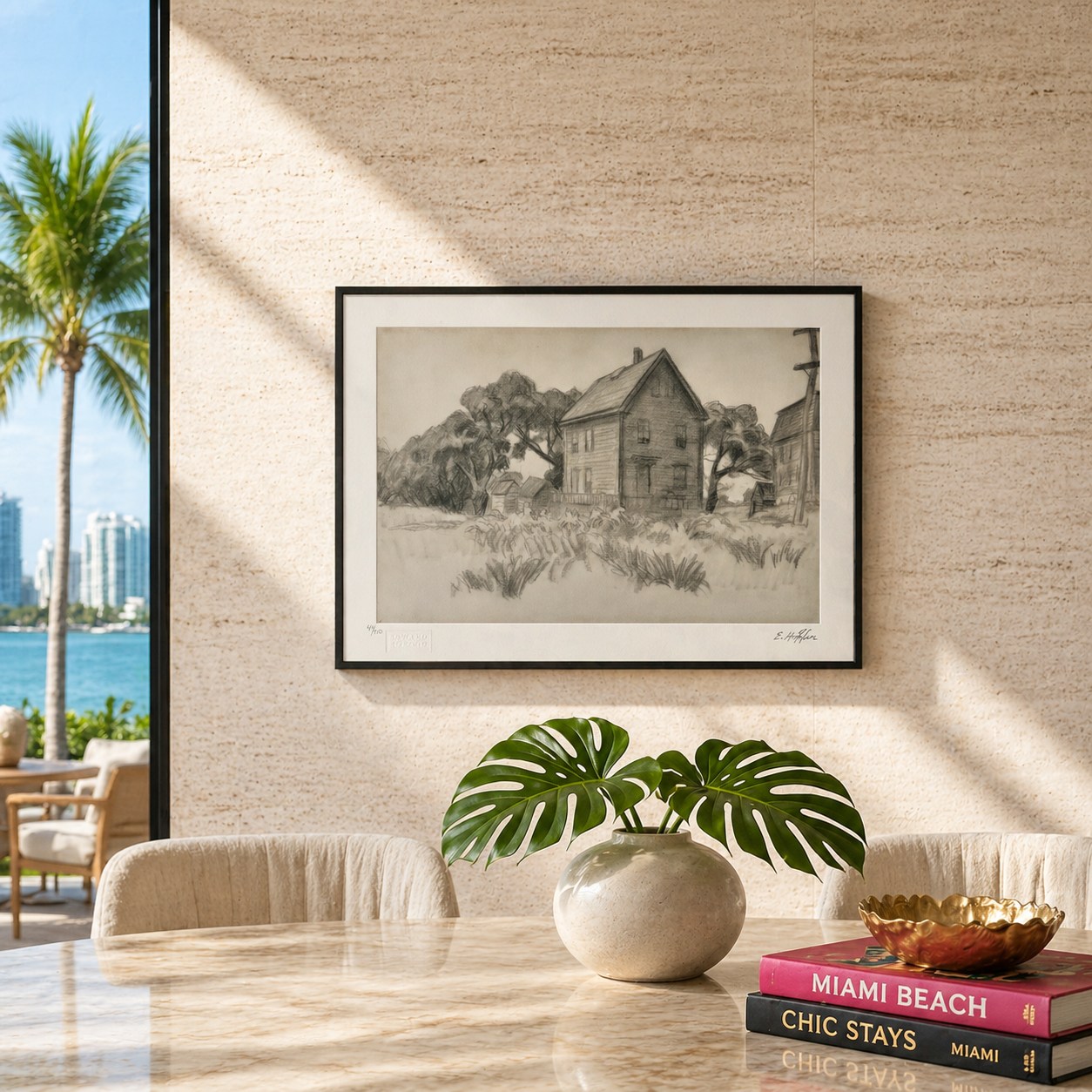 Edward Hopper House and Field Lithograph Arches 300gsm 42x59 cm