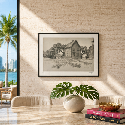Edward Hopper House and Field Lithograph Arches 300gsm 42x59 cm